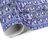 173e pleister voor veteranen van brigade in de luc cadeaupapier (Rol Hoek)