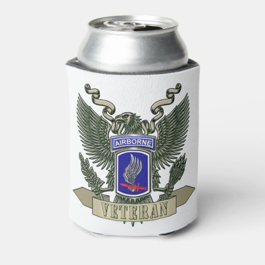 173e veteraan van de brigade blikjeskoeler (Blikje Achterkant)