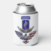 173e veteraan van de brigade blikjeskoeler (Blikje Achterkant)