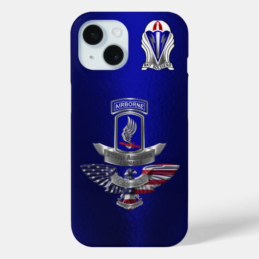 173e veteraan van de brigade Case-Mate iPhone case (Achterkant)