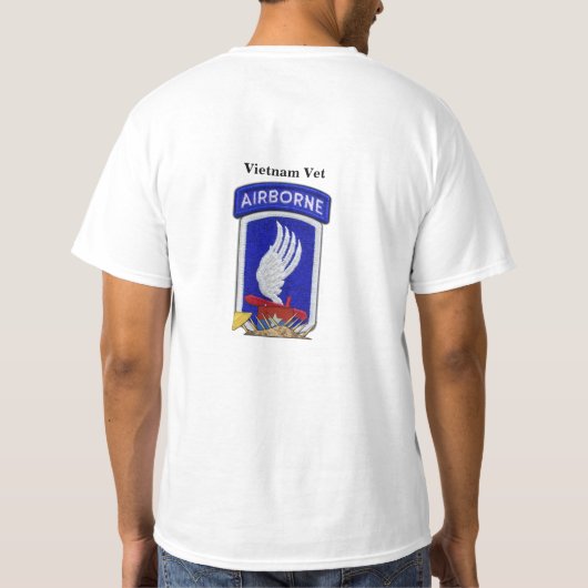 173e veteranen van de luchtbrigade ABN T-shirt (Achterkant)