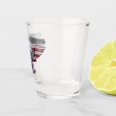 173e vlucht "Proud to Served" Shot Glas (Rechts)