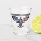 173e vlucht "Proud to Served" Shot Glas (Voorkant)