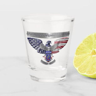 173e vlucht "Proud to Served" Shot Glas