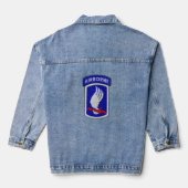 173rd ABN Airborne Brigade Patch Toddler T-Shirt Denim Jacket (Achterkant)