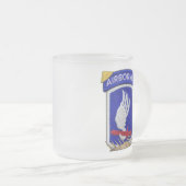 173rd Abn airborne vietnam war vets patch Matglas Koffiemok (Voorkant rechts)