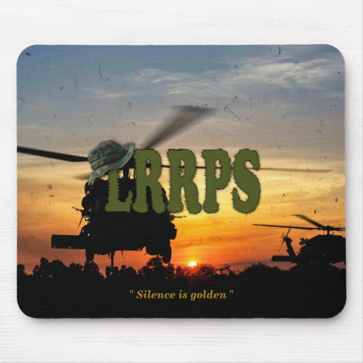 173rd air borne LRRPS LRRP vietnam vets Mousepad Muismat (Voorkant)