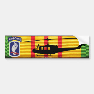 173rd Airborne Bde. UH-1 Huey VSM Bumpersticker