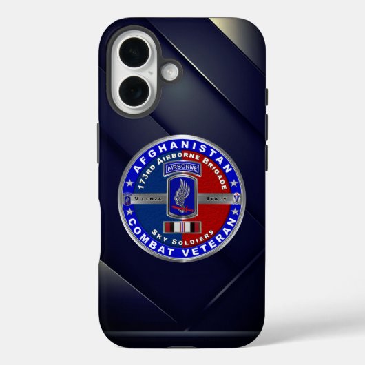 173rd Airborne Brigade Afghanistan Veteraan Case-Mate iPhone Case (Achterkant)