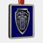 173rd Airborne Brigade Christmas Metalen Ornament (Rechts)