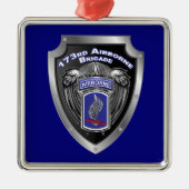 173rd Airborne Brigade Christmas Metalen Ornament (Voorkant)