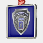 173rd Airborne Brigade Christmas Metalen Ornament (Links)