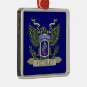 173rd Airborne Brigade Christmas Metalen Ornament (Rechts)