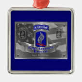173rd Airborne Brigade Christmas Metalen Ornament (Voorkant)