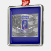 173rd Airborne Brigade Christmas Metalen Ornament (Links)