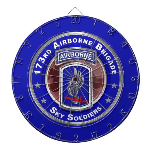 173rd Airborne Brigade Combat Team Dartbord (Voorkant)
