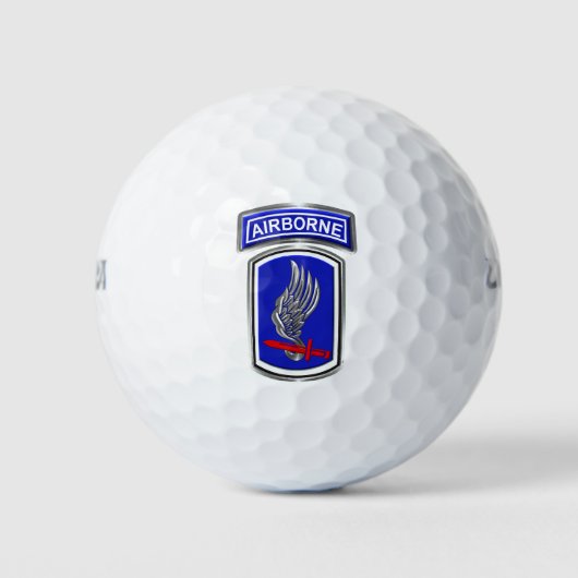 173rd Airborne Brigade Combat Team Golfballen (Voorkant)