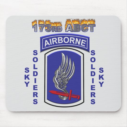 173rd Airborne Brigade Combat Team Muismat (Voorkant)
