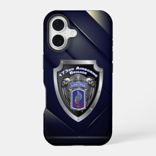 173rd Airborne Brigade iPhone 16 Hoesje (Achterkant)