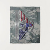 173rd Airborne “Trouw aan het dienen” Wandkleed (Voorkant)