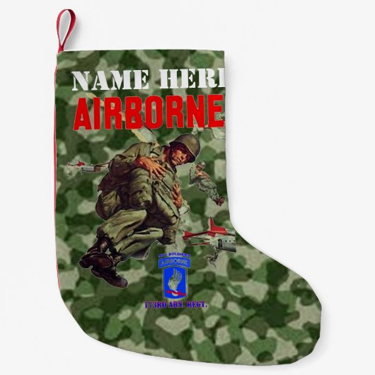 173rd SKY SOLDATEN Kleine Kerstsok (Voorkant)