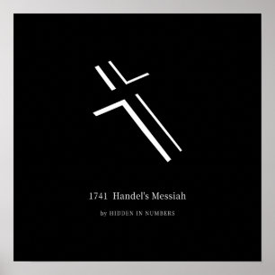 1741 Händels Messiah Minimalistisch Poster