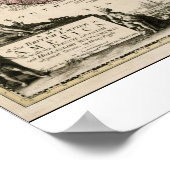 1742 kaart poster (Hoek)