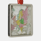1743 Homann Heirs Haas Map of Europe Geographi Metalen Ornament (Rechts)