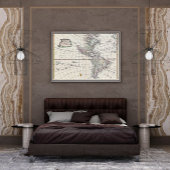 1747 Bowen Map of North America and South America Poster