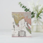 1748 Homann Heirs Map of India and Southeast Asia Briefkaart (Staand voorkant)