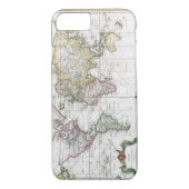 1748 Wereldkaart Case-Mate iPhone Case (Achterkant)