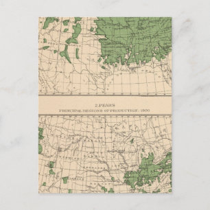 174 Appelen, peren, hoofdgebieden Briefkaart