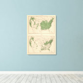 174 Appelen, peren, hoofdgebieden Canvas Afdruk (Insitu (Houten vloer))