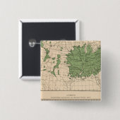 174 Appelen, peren, hoofdgebieden Vierkante Button 5,1 Cm (Voorkant /achterkant)