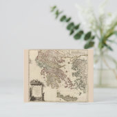 1752 Kaart van het oude Griekenland (Staand voorkant)