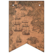 1758 Cape Breton Antiek kaart Vlaggetjes (Eerste vlag)