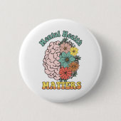175[1]Brain Brain Brain Brain Bouquet Ronde Button 5,7 Cm (Voorkant)