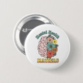 175[1]Brain Brain Brain Brain Bouquet Ronde Button 5,7 Cm (Voorkant /achterkant)