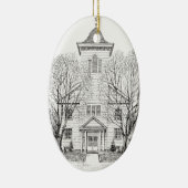 175e Jubileum kerstversiering Keramisch Ornament (Rechts)