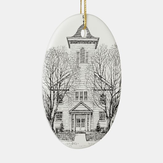 175e Jubileum kerstversiering Keramisch Ornament (Rechts)