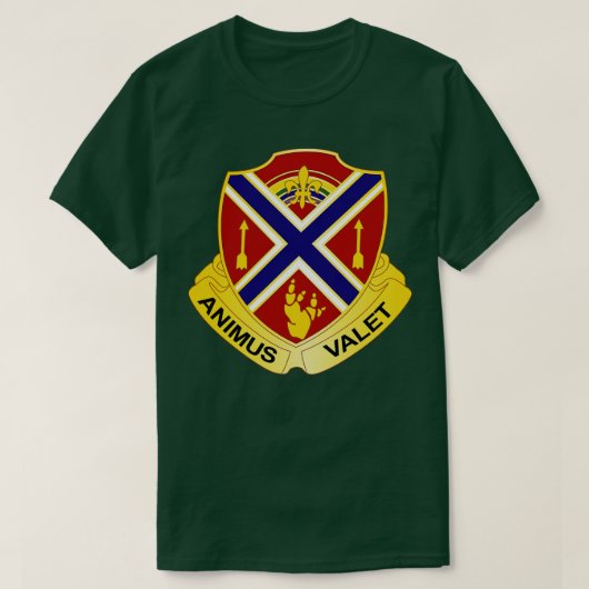 175th Field Artillery Bataljon DUI wo Txt X T-shirt (Design voorkant)