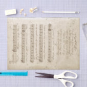 1761 Franse versie van Twinkle Twinkle Little Star Tissuepapier (Craft)