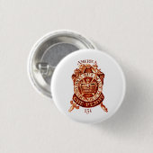 1765 Amerikaanse belastingstempel Ronde Button 3,2 Cm (Voorkant /achterkant)