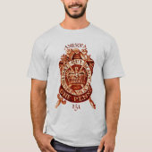 1765 Amerikaanse belastingstempel T-shirt (Voorkant)