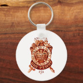1765 Amerikaanse belastingzegel Sleutelhanger (Voorkant)