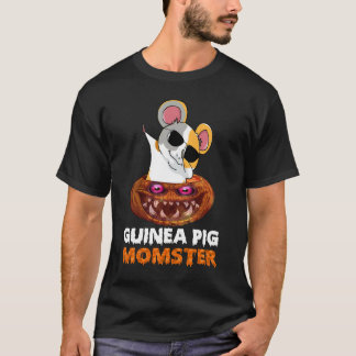 176 Guinea Pig Momster Pompoen Monster Funny Hallo T-shirt