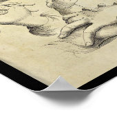 1770 Artistieke anatomie - Menselijke handvingeraf Poster (Hoek)