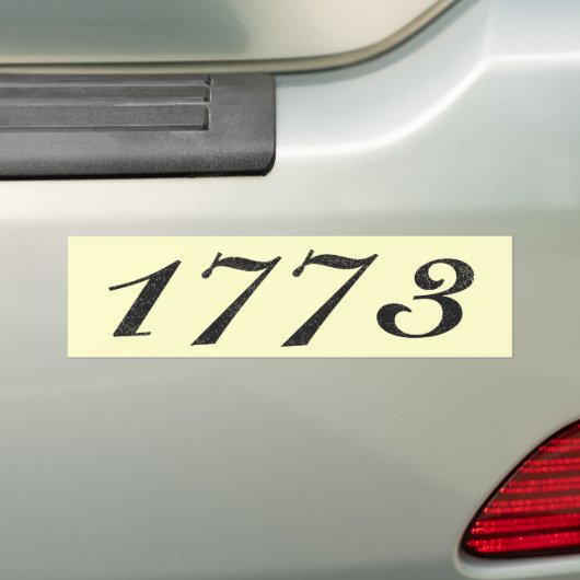 1773 BUMPERSTICKER (Op auto)