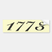 1773 BUMPERSTICKER (Voorkant)