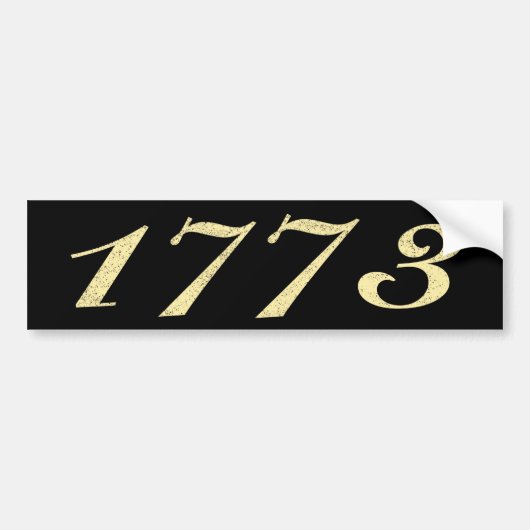 1773 BUMPERSTICKER (Voorkant)